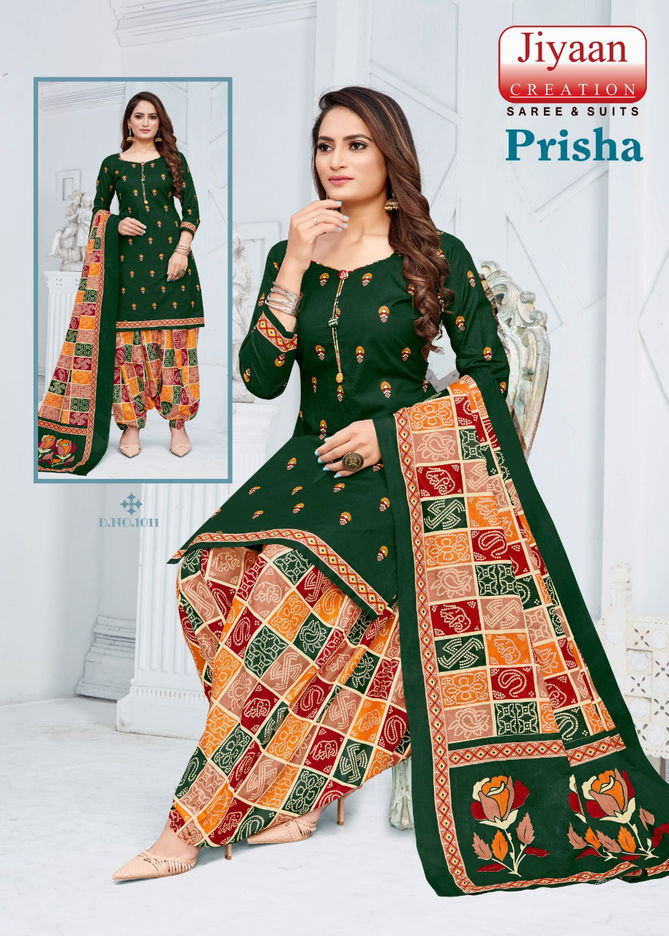 Jiyaan Prisha 1 Casual Wear Wholesale Dress Material Collection